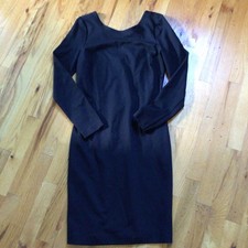 NWT BANANA REPUBLIC LITTLE BLACK DRESS BACK “v” Sz 10