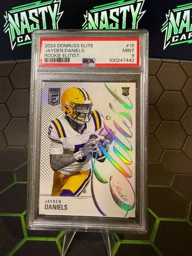 2024 Donruss Elite Jayden Daniels Rookie Elitist #15 PSA 9