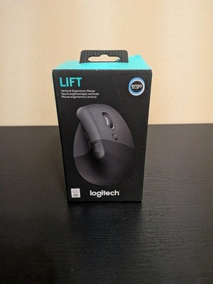 Logitech Lift Vertical Ergonomic Mouse Wireless Bluetooth - Black