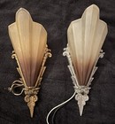 New ListingPair Antique Vintage c1930 Art Deco Sconces Midwest Lighting