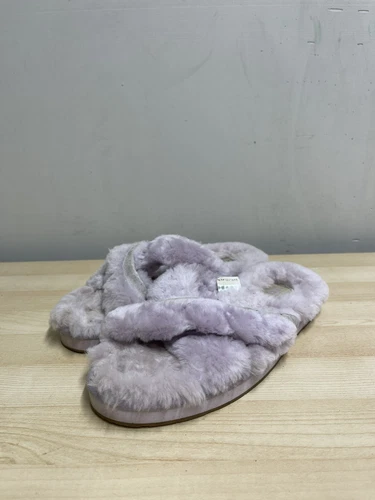 Autentici UGG Abela 1017548 viola grigio chiaro Mouton Sandali da donna UK 4 5 (S202)