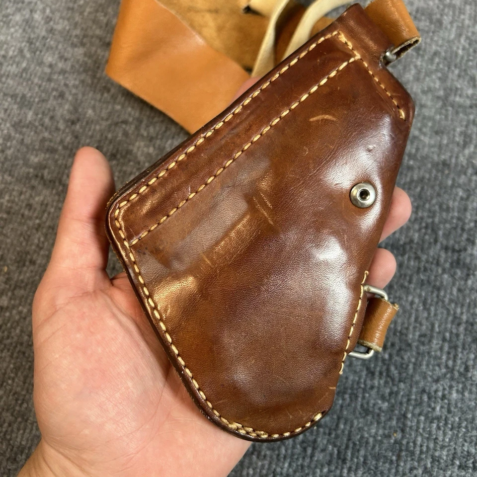 70-е Bianchi 9R кожаная перевернутая наплечная кобура для Colt Smith S&W K 2 1/2" - Изображение 3 из 4