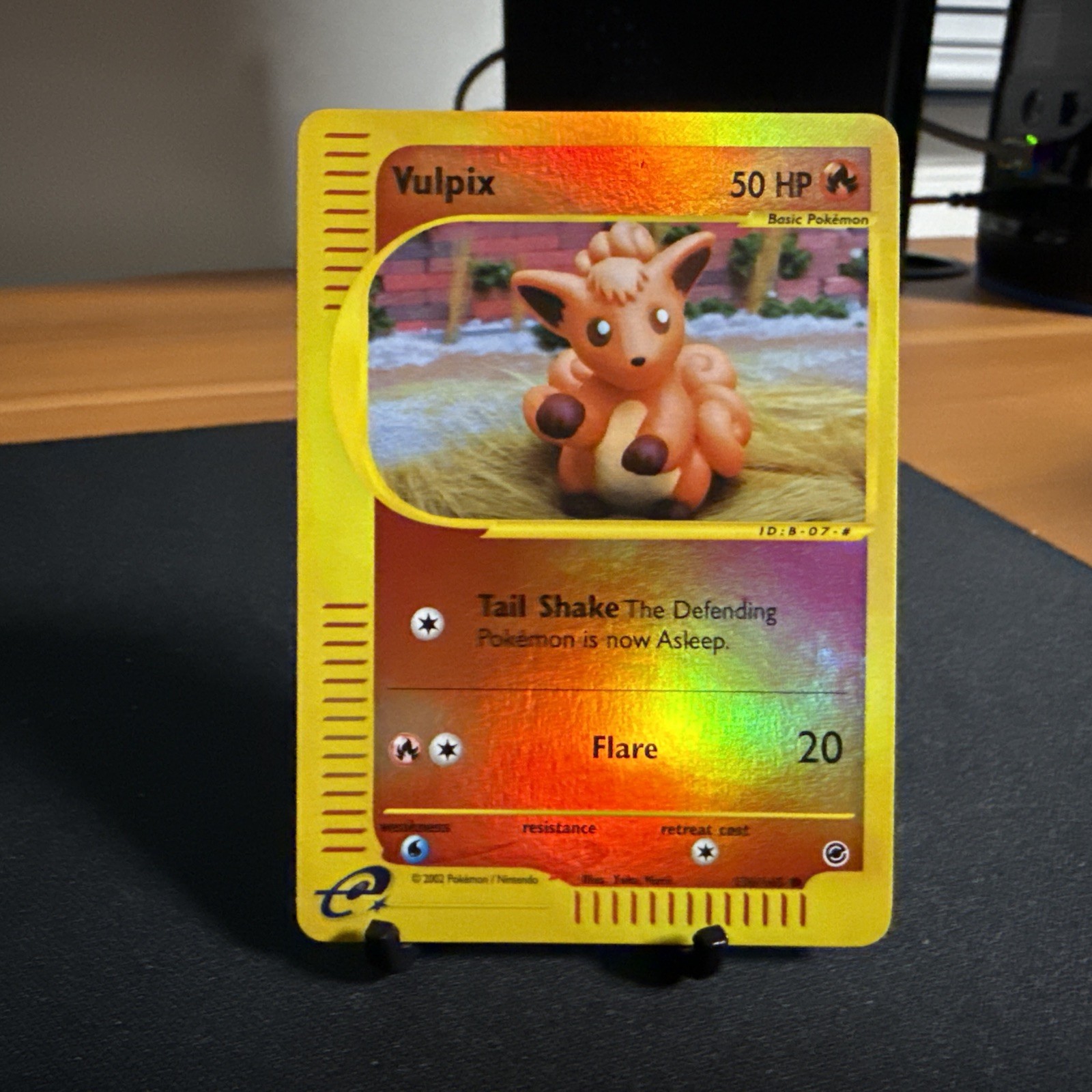 Pokemon Card Expedition Base Set Vulpix 136/165 Common Reverse Holo