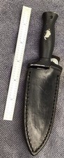 6 3/4&rdquo; Vintage Valor Knives USA Miami 435 blade Boot Dagger 440 Japan Stainless