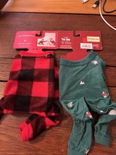 NEW Pet Cat Or Dog Holiday Jammies Christmas Clothes Wondershop Lot XS