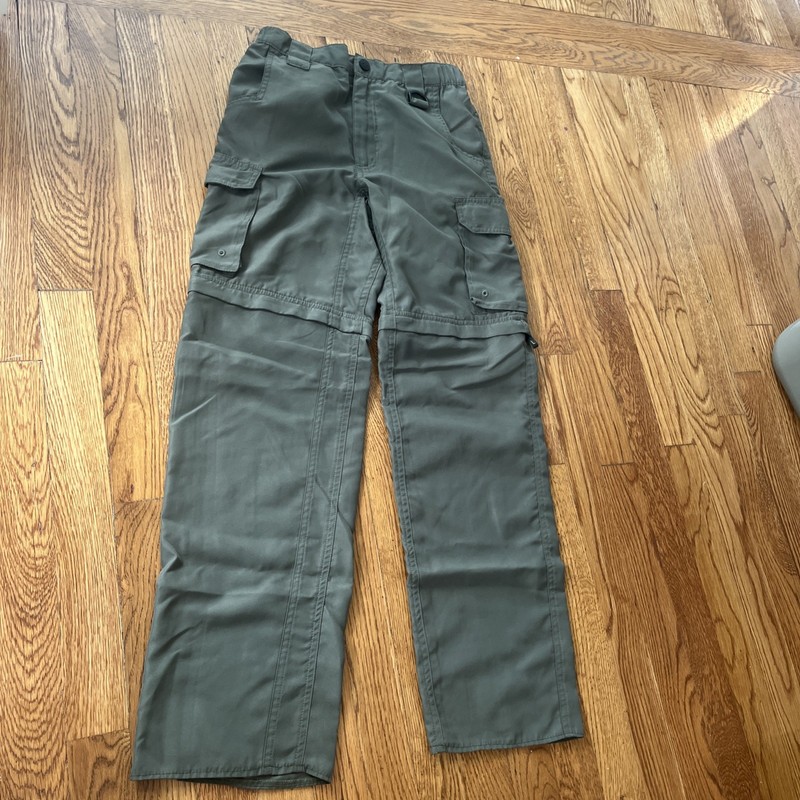 Boy Scouts Of America BSA Nylon Youth medium switchback Pants Green