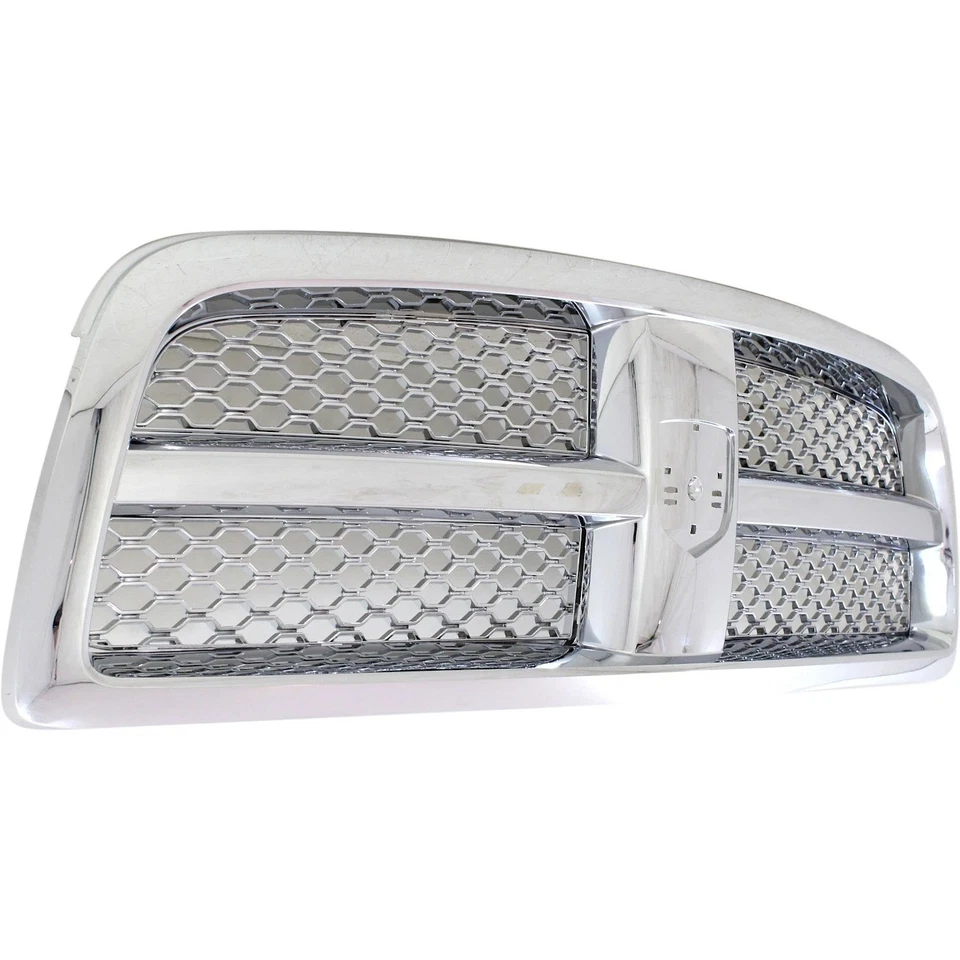 Fits 2009-2012 Dodge Ram 1500 New Front Grille Assembly Chrome Plastic CH1200326 Foto 4 de 4