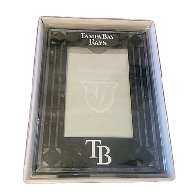 Tampa Bay Rays 4''x6'' Vertical Art Glass Picture Frame   Memory Company