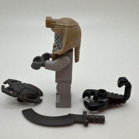 LEGO Pharaoh's Quest MUMMY WARRIOR Minifigure Sword & Scarab Shield 7325/853176
