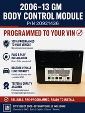 2006-13 GM Body Control Module 20921436 Progr...