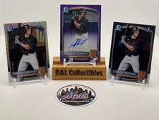 Mitch Voit - Mets - 3-Card Lot - Mega Box - #/199 Auto, MOJO & Base - Ships Free