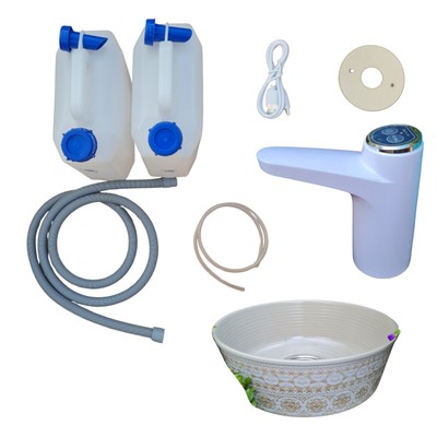 Easy Tap Kit für Wohnmobil SPÜLE USB wiederaufladbare Batterie Micro Camper Mini Spüle