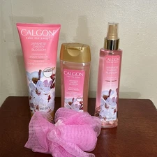 Calgon "Take Me Away" Japanese Cherry blossom body wash fragrance mist lotion