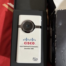 New FLIP F46OW MinoHD 4GB White Camcorder, Records 60 Minutes