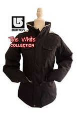BURTON DRYRIDE The White Collection Women  s Snowboarding Jacket w Removable Hood