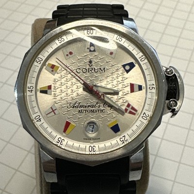 CORUM Admirals Cup Trophy 41 082.830.20 Stainless Steel Swiss