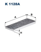 Innenraumfilter Filtron K 1128A Aktivkohlefilter FüR Lancia CitroËN Ulysse Fiat