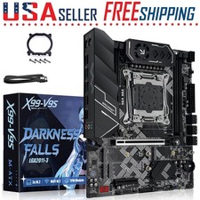 X99 V9S Motherboard DDR4 LGA 2011-3 NVMe M.2 WIFI M.2 PCIe3.0 SATA 3.0 w/ TPM2.0