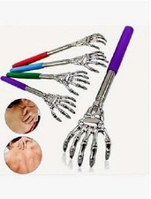 1pc/5pcs Retractable Ghost Claw Massage Tickle Stick - Stainless Steel, Adjustab