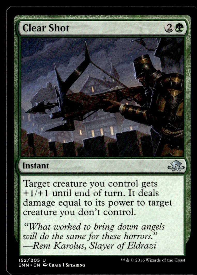 2016 Eldritch Moon Clear Shot Expansion/Uncommon #152