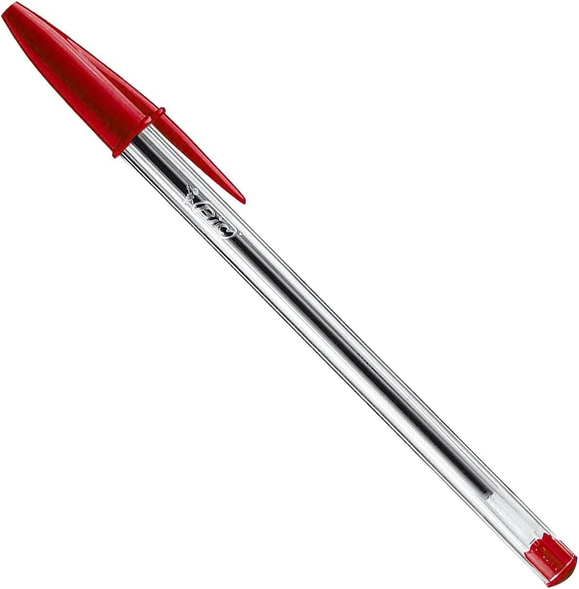 Iconica Bic Cristal Original Rossa - Box 50 Penne a Sfera Punta Media
