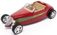 Gadget -D- Lucky Die Cast: 1933 Ford Convertible Coupe Rosso Lucky Die Cast