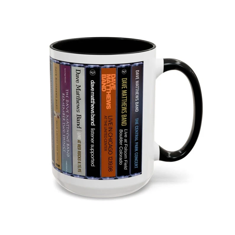 Dave Matthews Band Albums Cassette Retro Mug