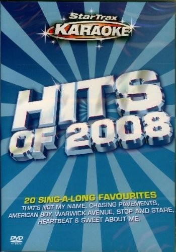 Karaoke Hits of 2008 - Various Artists DVD NEW