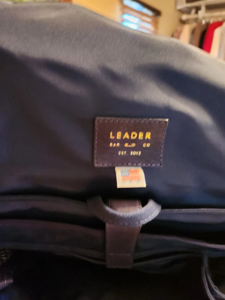 Leader Canvas Blue Diaper Bag Backpack/laptop - Image 3 of 4