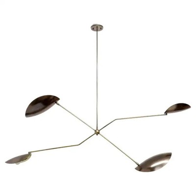 Calder Brass Chandelier by Colombocreationz