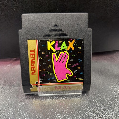 KLAX -- NES Nintendo Tengen Original Classic Authentic Game Tested No Manual
