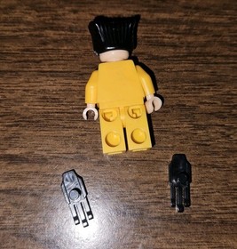 Lego Wolverine Minifigure sh017 from Chopper Showdown 6866 Marvel Super Heroes