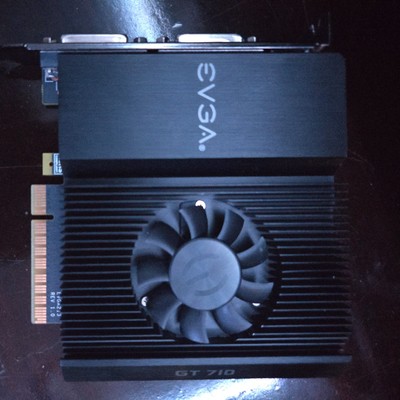 EVGA GeForce GT 710 2GB DDR3 Graphics Card (02GP32717KR)