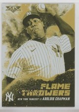 2021 Topps Fire Flame Throwers Gold Minted Aroldis Chapman #FT-12 2k3