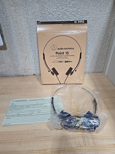 Auriculares Audio-Technica Point 15 de colección nuevos sellados (deterioro de las almohadillas)