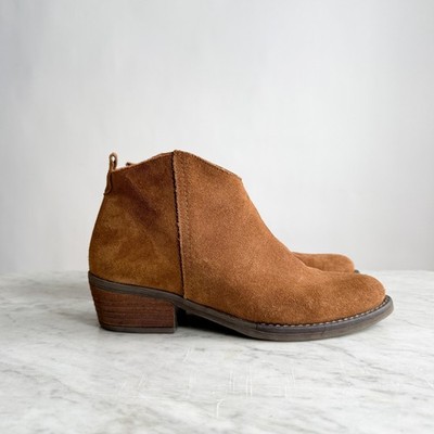 Marroqui Sanchez brown suede leather ankle boots size 8.5