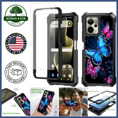 Lightweight Slim Fit Phone Case with Tempered Glass Protector for Galaxy A35 5G