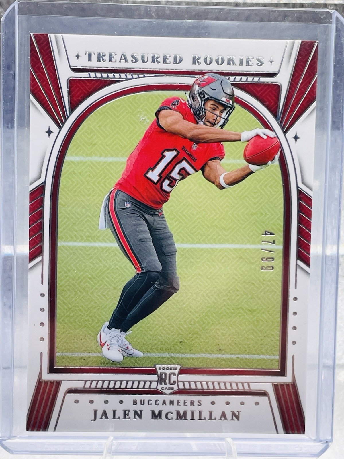 JALEN MCMILLAN - 2024 NATIONAL TREASURES - TREASURED ROOKIE BUCCS RC /99