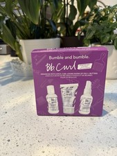 Bumble and Bumble Curl 3pc Travel Set 2oz Shampoo Conditioner Reactivator New