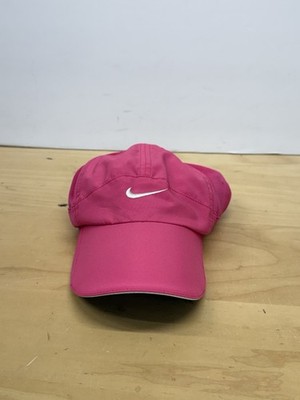 Nike Pink Magenta Featherlight Tailwind 7 Panel Strapback Running Hat