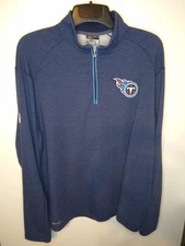 Tennessee Titans Nike Dri-Fit OnField Apparel 1/4 Zip Light Jacket Coat NFL XXL
