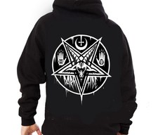 Pentagram Baphomet - Occult- satanic- cotton sweater hoodie Darkside