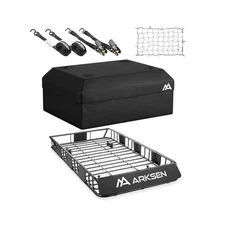 Aerodynamic Roof Rack, Reduces Drag, 150 LBS Capacity, 3 Sizes for