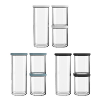 Mepal MODULA Vorratsdosen Set 3-teilig Starter Set Aufbewahrungsdosen stapelbar