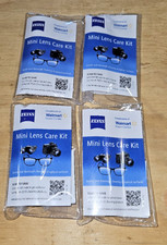 4 NEW ZEISS MINI LENS CARE KIT SPRAY CLOTH EYEGLASSES CAMERA BINOCULARS TRAVEL