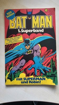 Bat Man 1. Superband Erstausgabe sehr guter Zustand deutsch