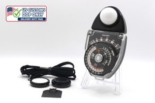 MINT Sekonic L-398 Studio Deluxe Light Meter Tested Working w/Accs From Japan