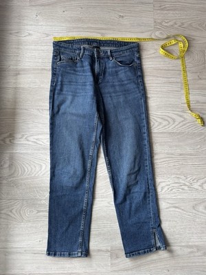 Massimo Dutti - 7/8 Damen Jeans Hose mit Schlitzen neuwertig Gr. 38