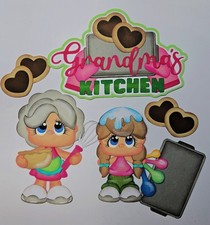 GRANDMA'S KITCHEN scrapbook premade paper piecing SET 3D die cut by RHONDA