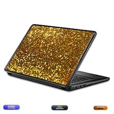 MIGHTY SKINS Universal Laptop Skin - Gold Glitter